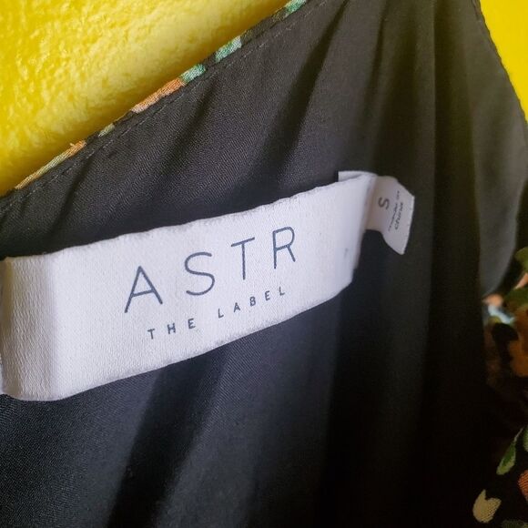 ASTR Cottagecore Ditsy Floral Ruched Midi Dress Small - Picture 10 of 11